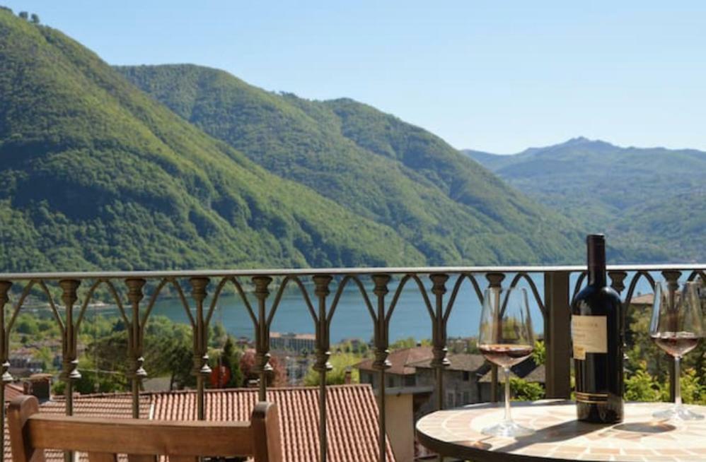 Casa Vista Lago E Giardino Porlezza Buitenkant foto